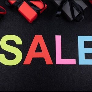 Today (12/1) anything in closet priced $25-$50 is $15, priced under $25 is $10